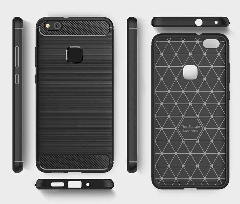 Huawei P10 Plus Kılıf Zore Room Silikon Kapak Siyah