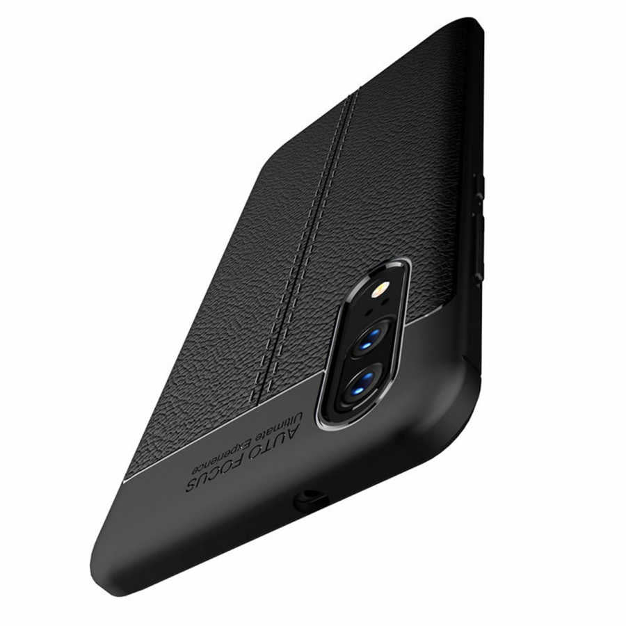 Huawei P20 Kılıf Zore Niss Silikon Kapak Lacivert