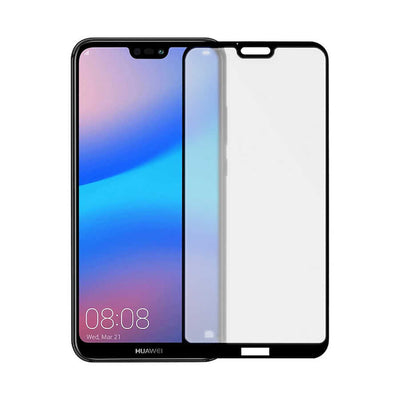 Huawei P20 Lite Davin Mat Seramik Ekran Koruyucu Siyah