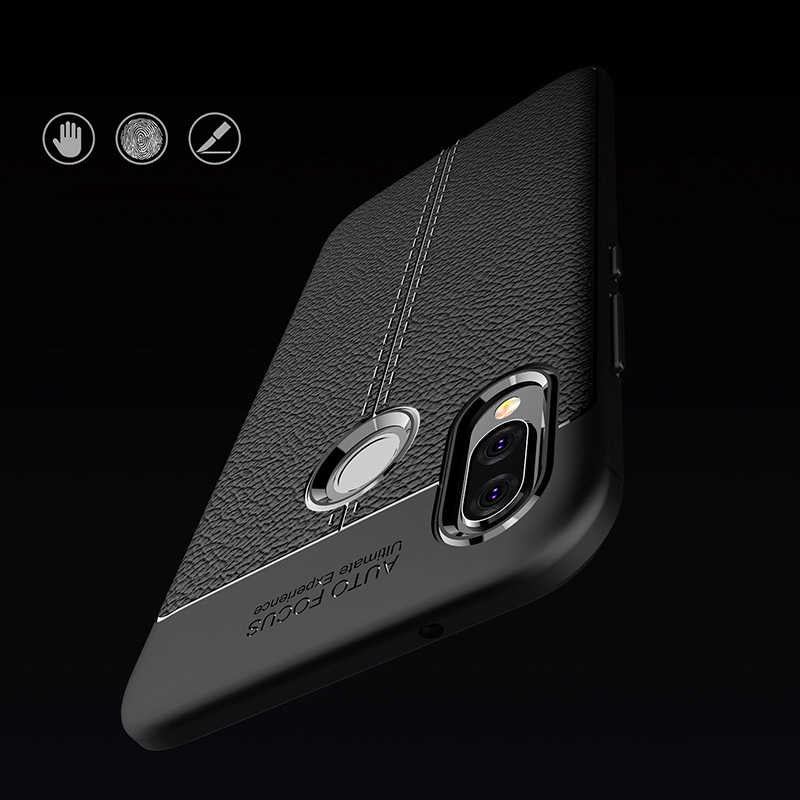 Huawei P20 Lite Kılıf Zore Niss Silikon Kapak Gri
