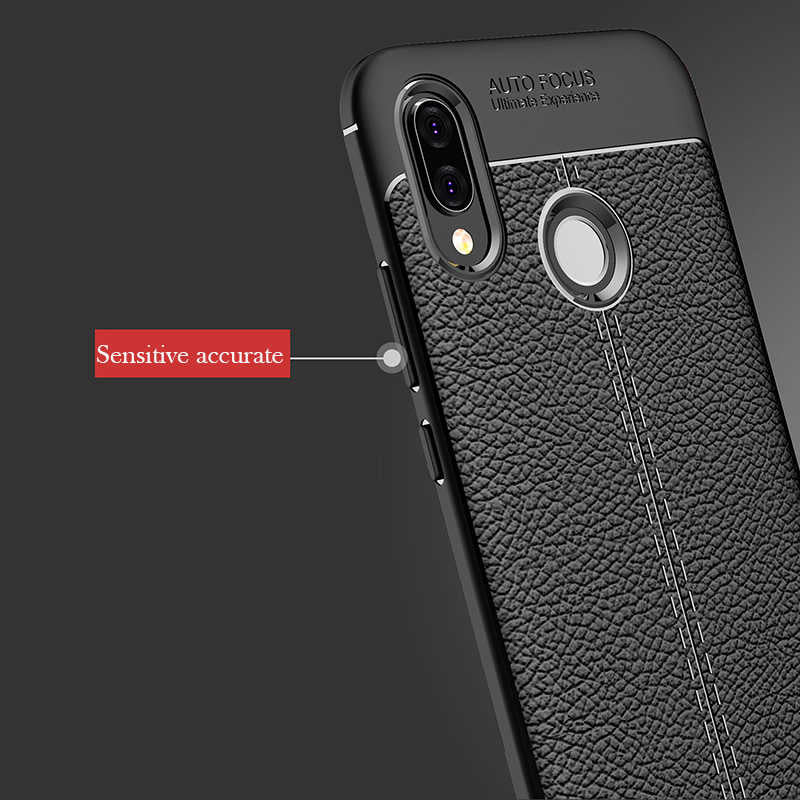 Huawei P20 Lite Kılıf Zore Niss Silikon Kapak Lacivert