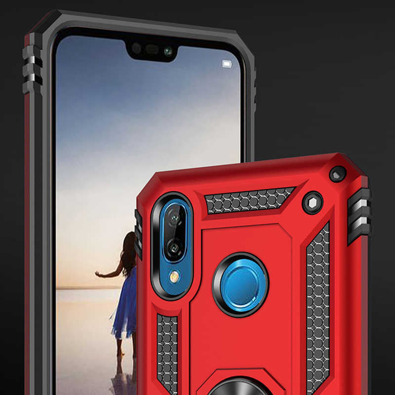 Huawei P20 Lite Kılıf Zore Vega Kapak Gold