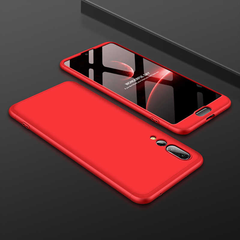 Huawei P20 Pro Kılıf Zore Ays Kapak Kırmızı