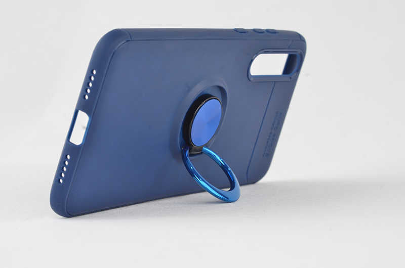 Huawei P20 Pro Kılıf Zore Ravel Silikon Kapak Mavi