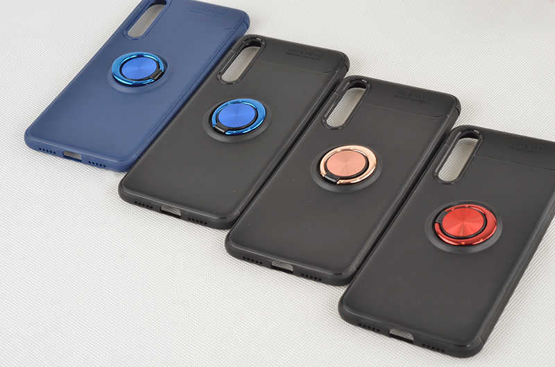 Huawei P20 Pro Kılıf Zore Ravel Silikon Kapak Kırmızı