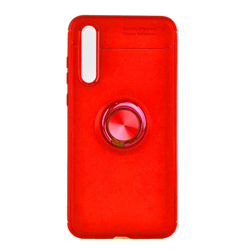 Huawei P20 Pro Kılıf Zore Ravel Silikon Kapak Kırmızı