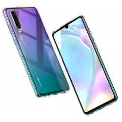 Huawei P30 Kılıf Zore Süper Silikon Kapak Renksiz
