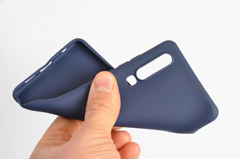 Huawei P30 Kılıf Zore Premier Silikon Kapak Lacivert