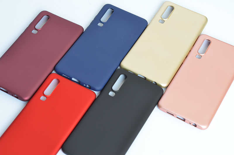 Huawei P30 Kılıf Zore Premier Silikon Kapak Lacivert