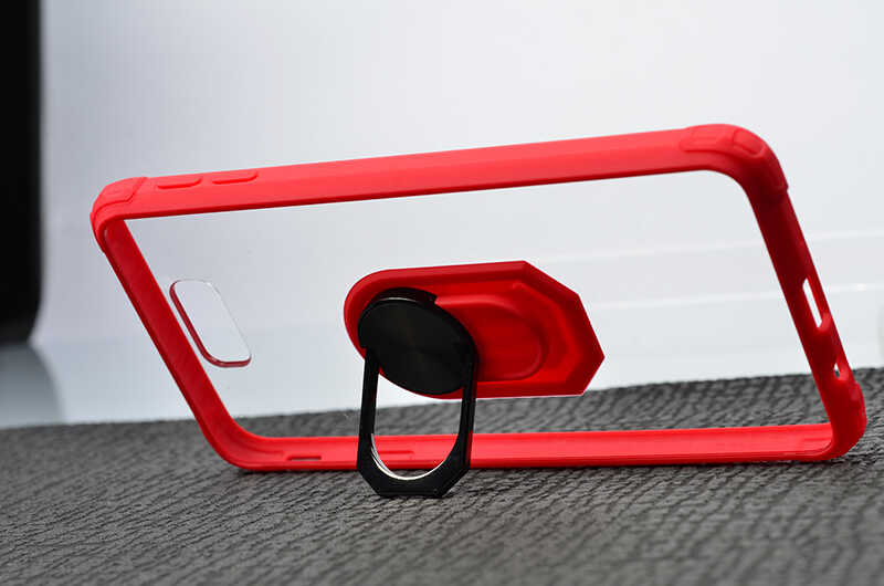 Galaxy J7 Prime Kılıf Zore Mola Kapak Kırmızı