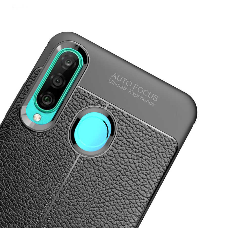 Huawei P30 Lite Kılıf Zore Niss Silikon Kapak Lacivert