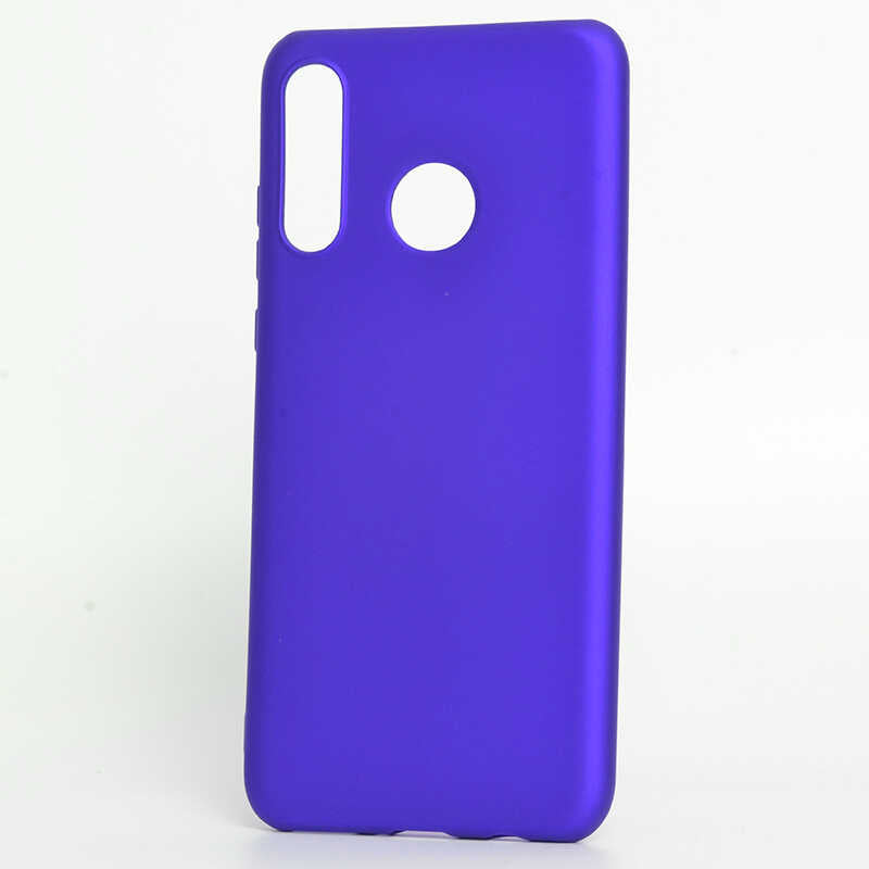 Huawei P30 Lite Kılıf Zore Premier Silikon Kapak Saks Mavi
