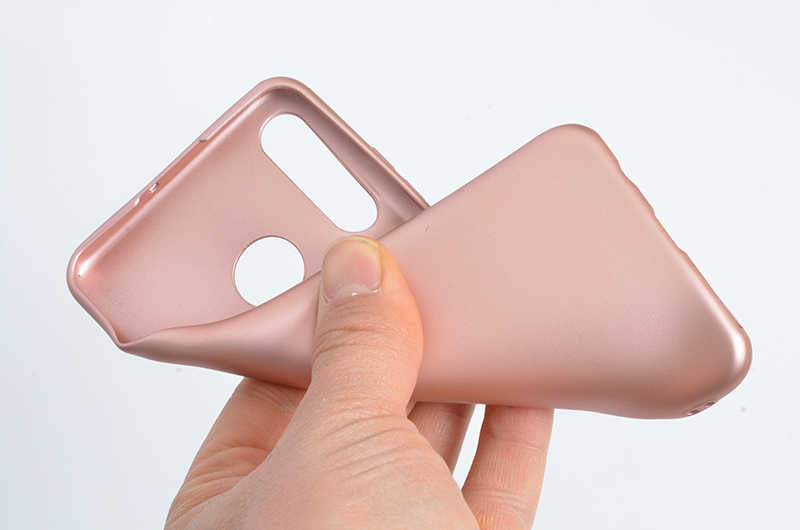 Huawei P30 Lite Kılıf Zore Premier Silikon Kapak Gold