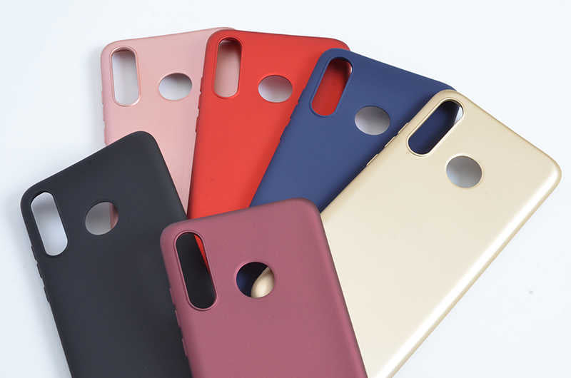 Huawei P30 Lite Kılıf Zore Premier Silikon Kapak Rose Gold