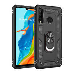 Huawei P30 Lite Kılıf Zore Vega Kapak Gold