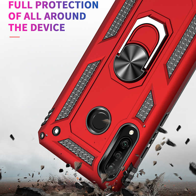 Huawei P30 Lite Kılıf Zore Vega Kapak Siyah