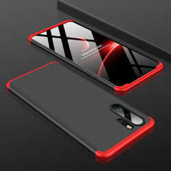 Huawei P30 Pro Kılıf Zore Ays Kapak Siyah-Kırmızı