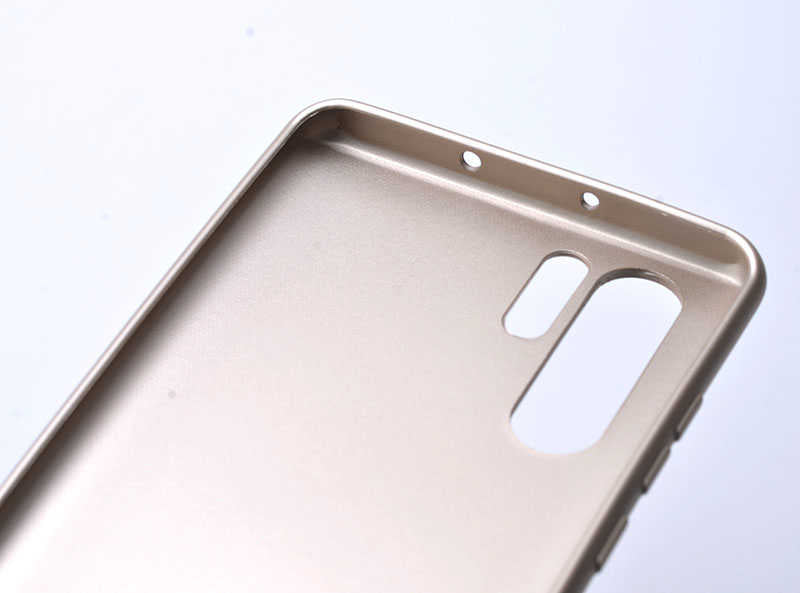 Huawei P30 Pro Kılıf Zore Premier Silikon Kapak Mürdüm