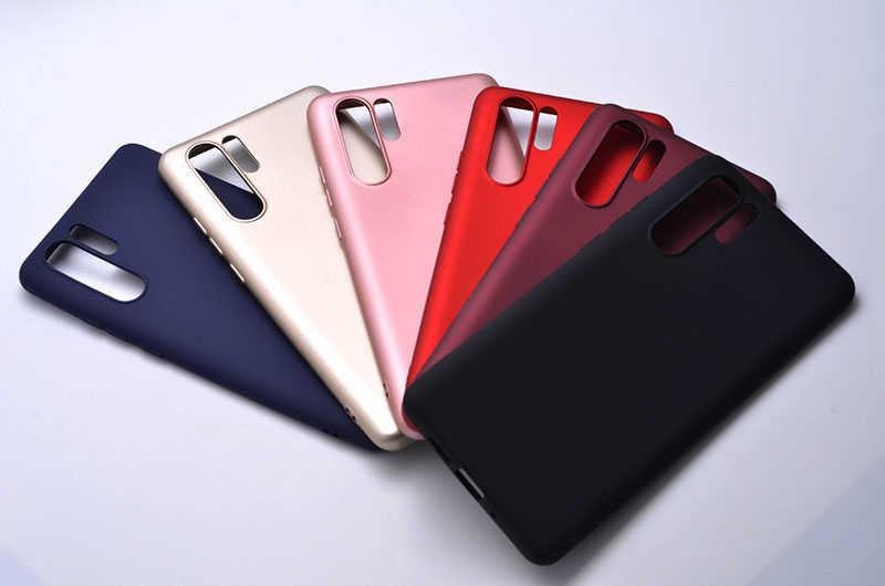 Huawei P30 Pro Kılıf Zore Premier Silikon Kapak Saks Mavi