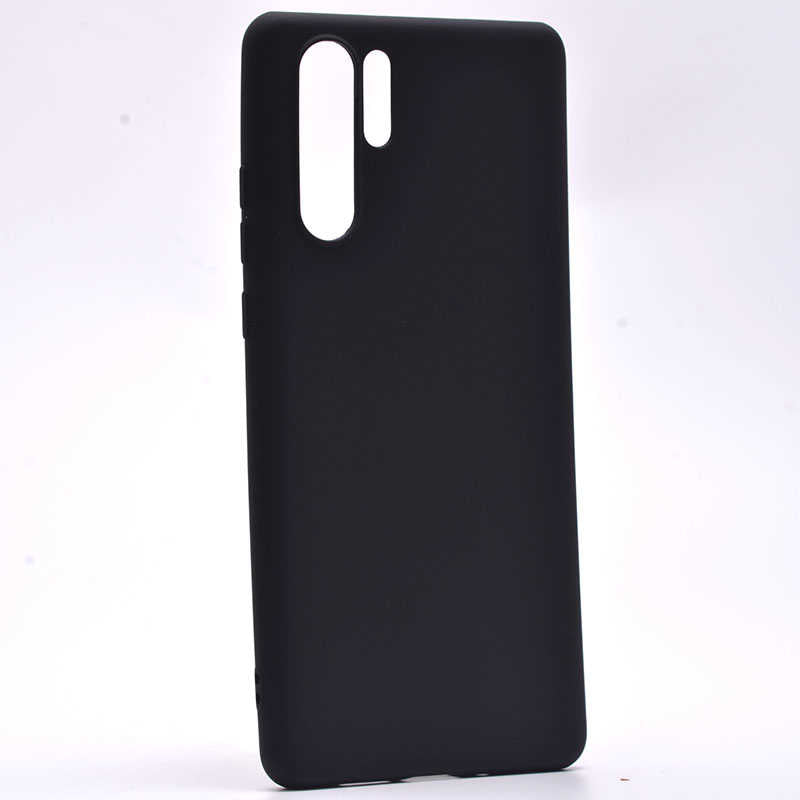 Huawei P30 Pro Kılıf Zore Premier Silikon Kapak Siyah