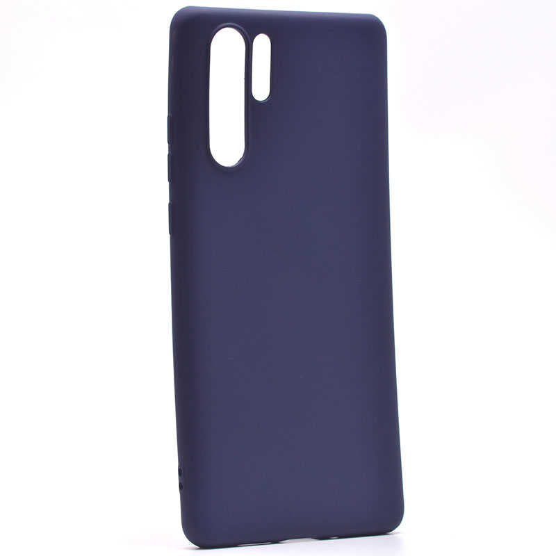Huawei P30 Pro Kılıf Zore Premier Silikon Kapak Lacivert