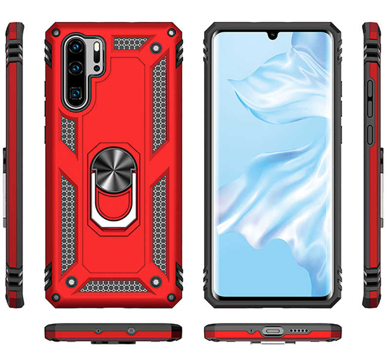 Huawei P30 Pro Kılıf Zore Vega Kapak Kırmızı
