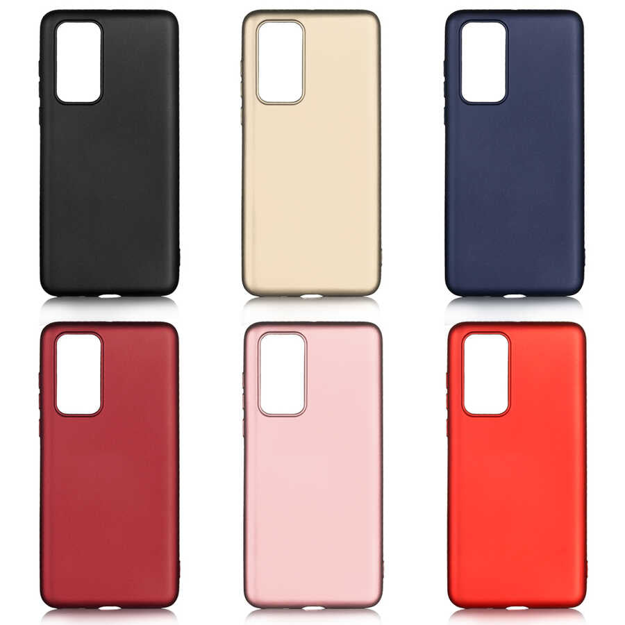 Huawei P40 Kılıf Zore Premier Silikon Kapak Kırmızı