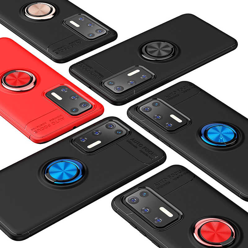 Huawei P40 Kılıf Zore Ravel Silikon Kapak Mavi
