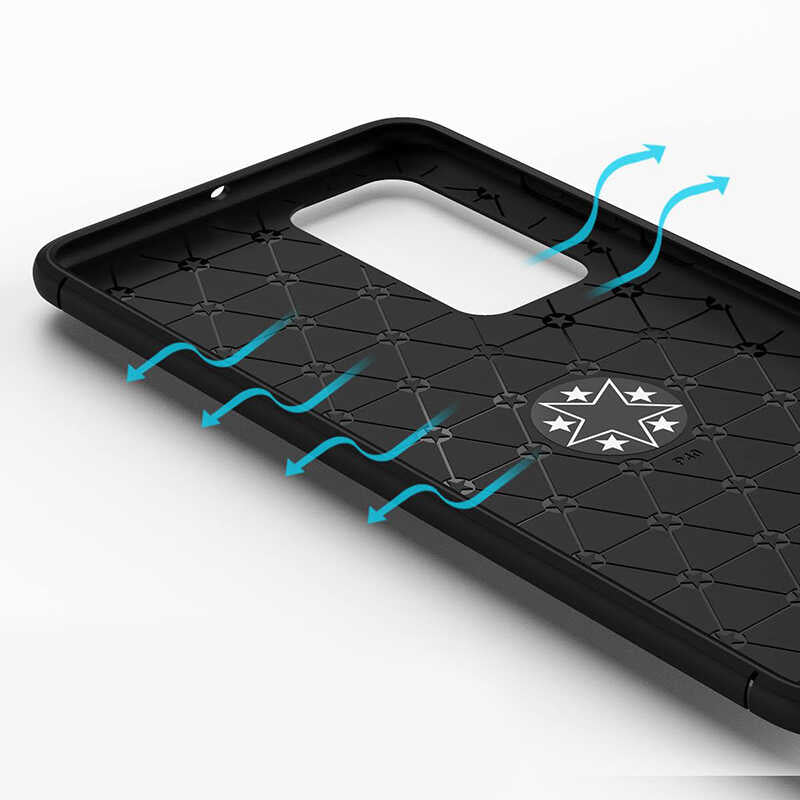 Huawei P40 Kılıf Zore Ravel Silikon Kapak Mavi