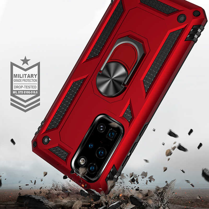Huawei P40 Kılıf Zore Vega Kapak Siyah