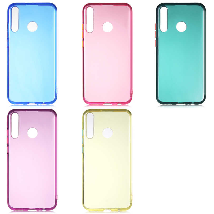 Huawei P40 Lite E Kılıf Zore Bistro Kapak Koyu Yeşil