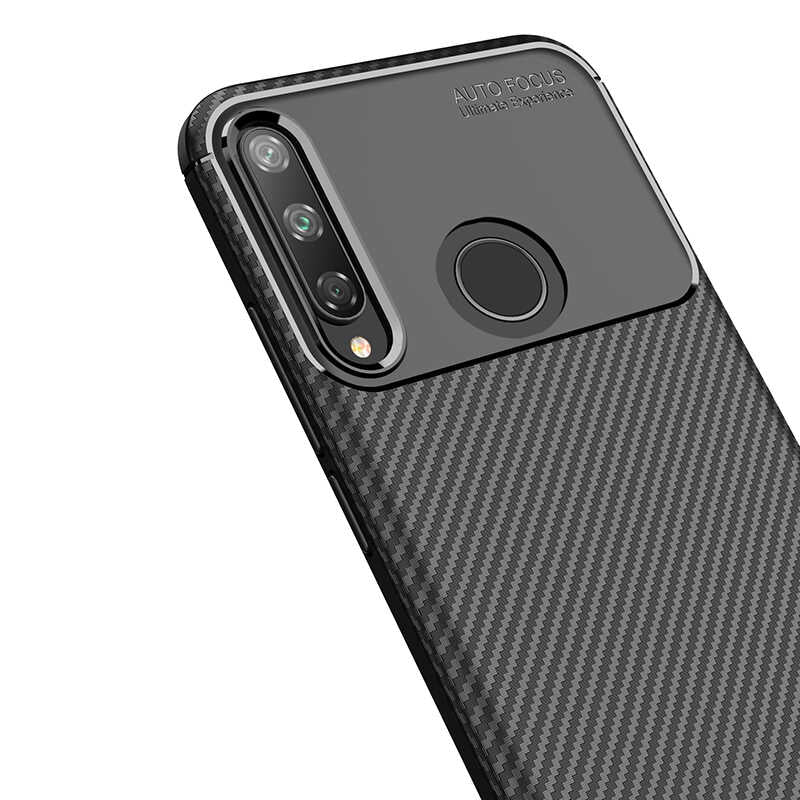 Huawei P40 Lite E Kılıf Zore Negro Silikon Kapak Kahverengi