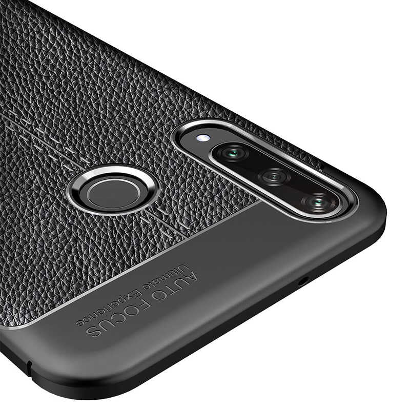 Huawei P40 Lite E Kılıf Zore Niss Silikon Kapak Lacivert