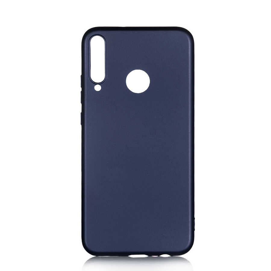 Huawei P40 Lite E Kılıf Zore Premier Silikon Kapak Lacivert