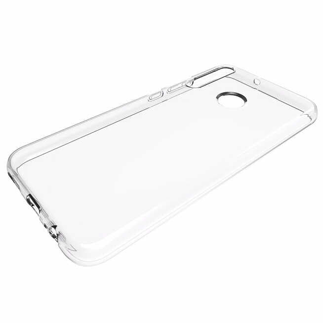 Huawei P40 Lite E Kılıf Zore Süper Silikon Kapak Renksiz