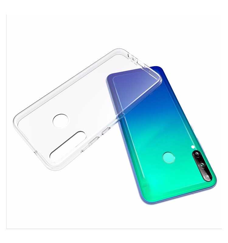 Huawei P40 Lite E Kılıf Zore Süper Silikon Kapak Renksiz