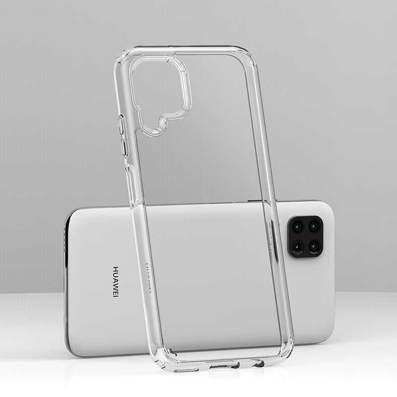 Huawei P40 Lite Kılıf Zore Coss Kapak Renksiz