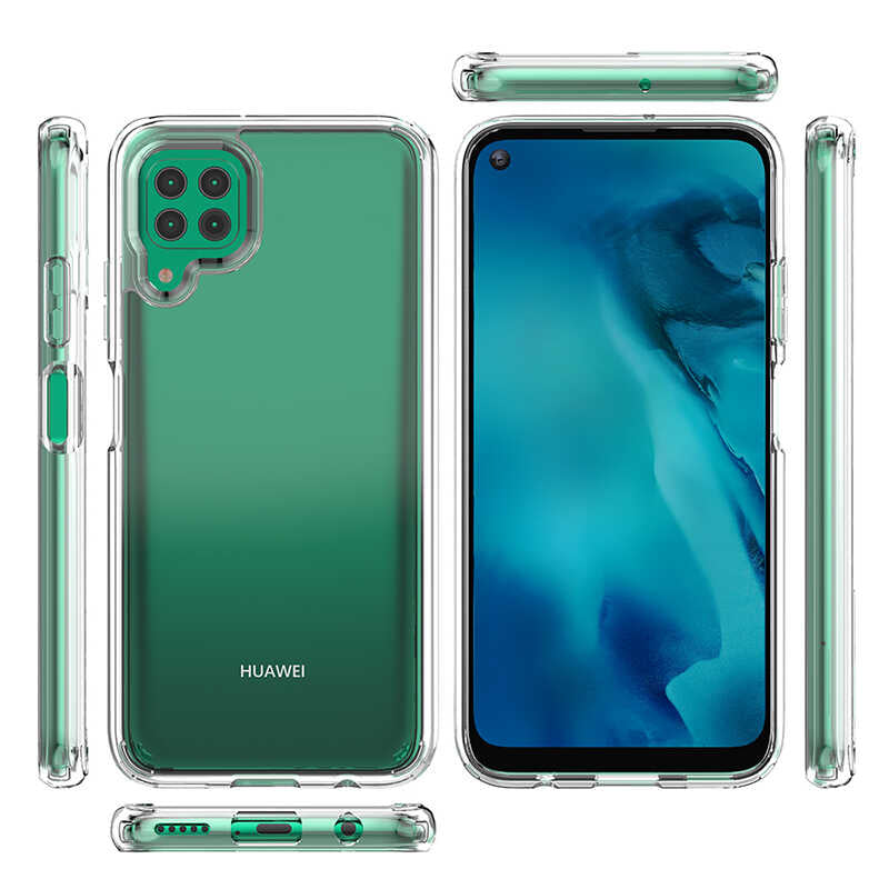 Huawei P40 Lite Kılıf Zore Coss Kapak Renksiz