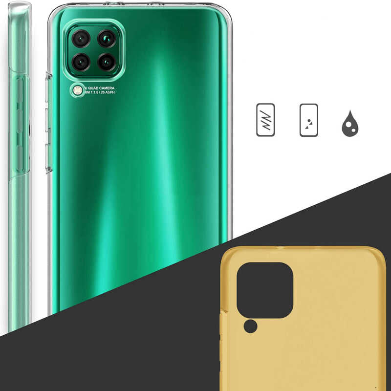 Huawei P40 Lite Kılıf Zore Enjoy Kapak Renksiz
