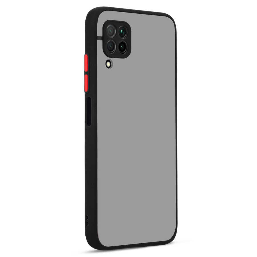Huawei P40 Lite Kılıf Zore Hux Kapak Siyah
