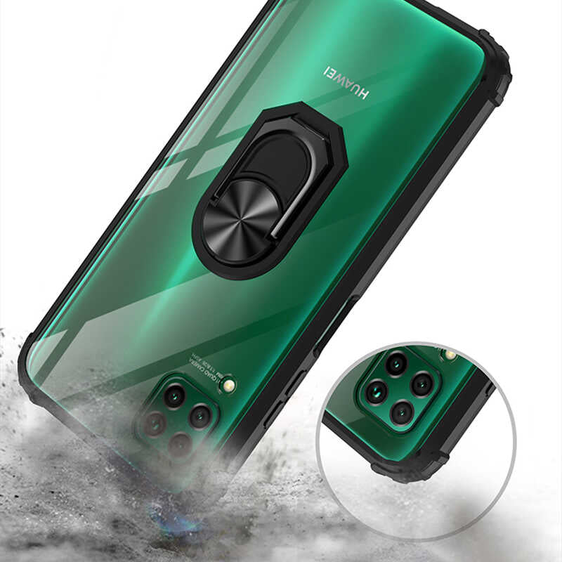 Huawei P40 Lite Kılıf Zore Mola Kapak Kırmızı