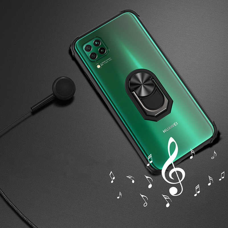 Huawei P40 Lite Kılıf Zore Mola Kapak Siyah