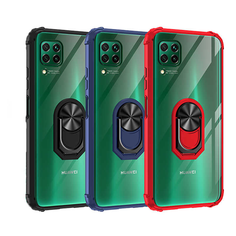Huawei P40 Lite Kılıf Zore Mola Kapak Siyah