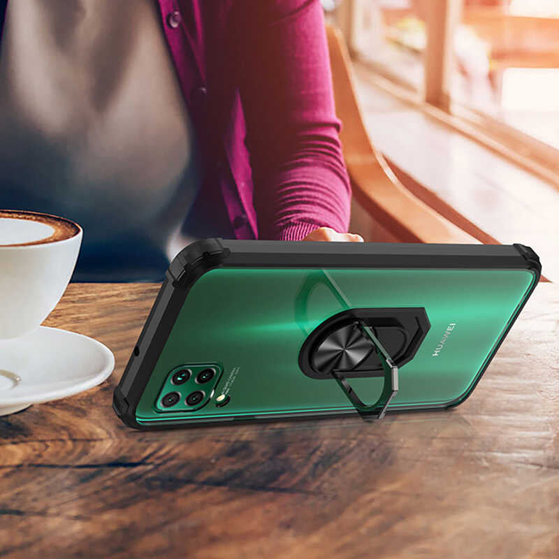Huawei P40 Lite Kılıf Zore Mola Kapak Lacivert