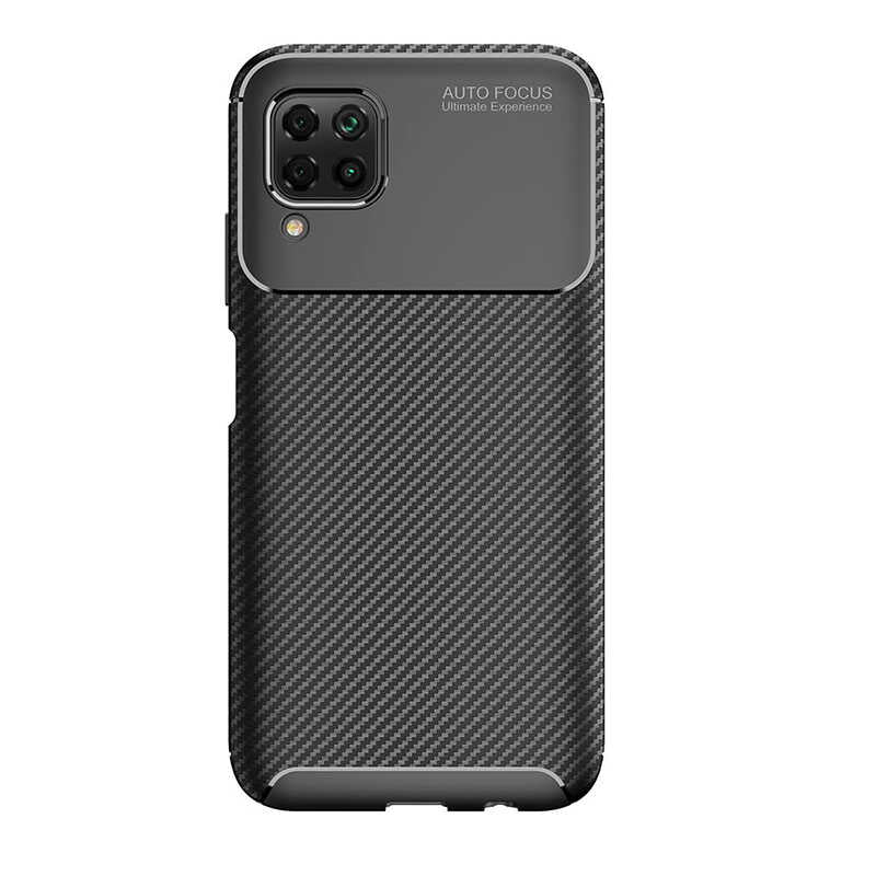 Huawei P40 Lite Kılıf Zore Negro Silikon Kapak Lacivert