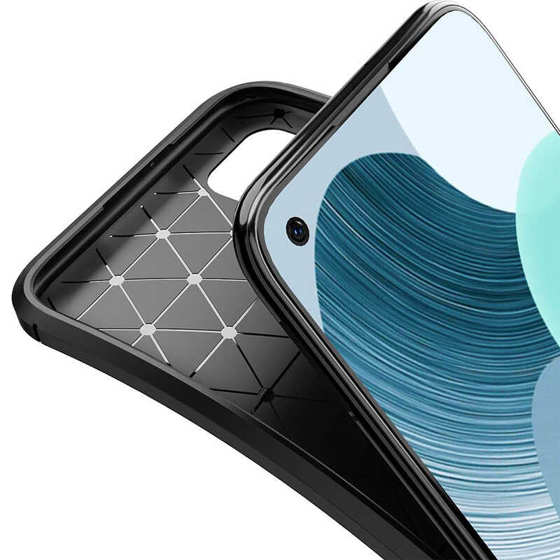 Huawei P40 Lite Kılıf Zore Negro Silikon Kapak Lacivert