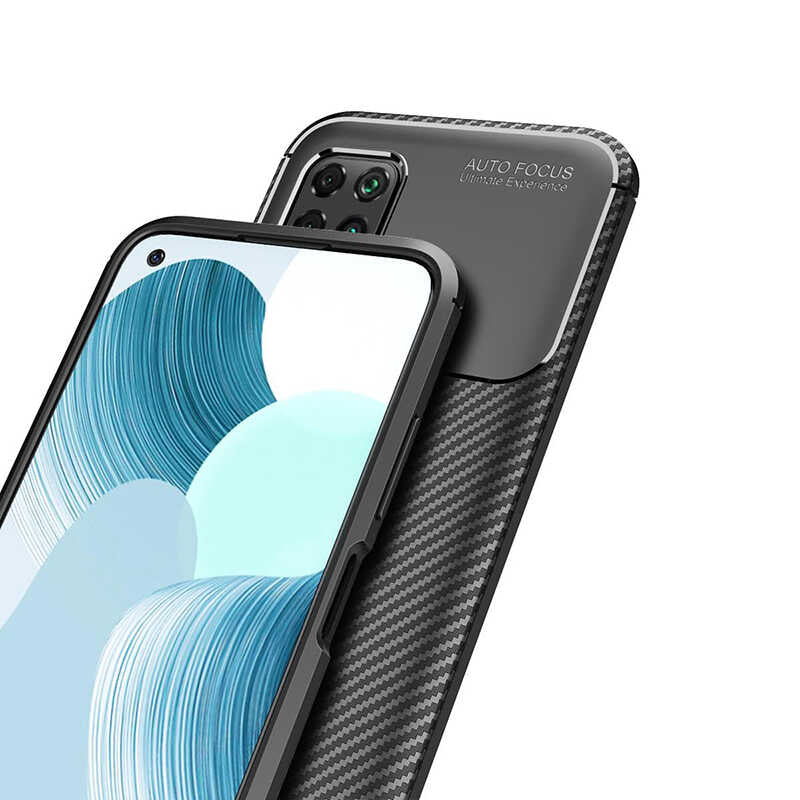 Huawei P40 Lite Kılıf Zore Negro Silikon Kapak Kahverengi