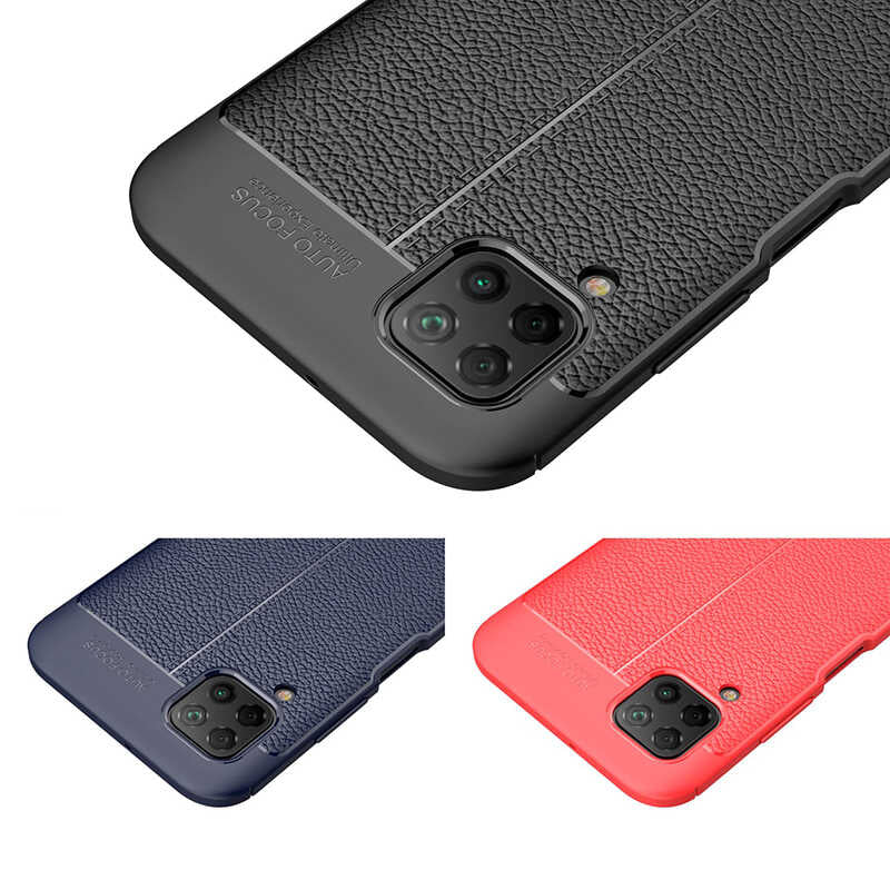 Huawei P40 Lite Kılıf Zore Niss Silikon Kapak Siyah