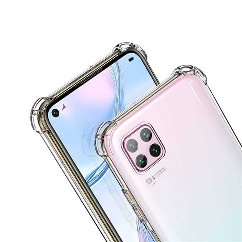 Huawei P40 Lite Kılıf Zore Nitro Anti Shock Silikon Renksiz