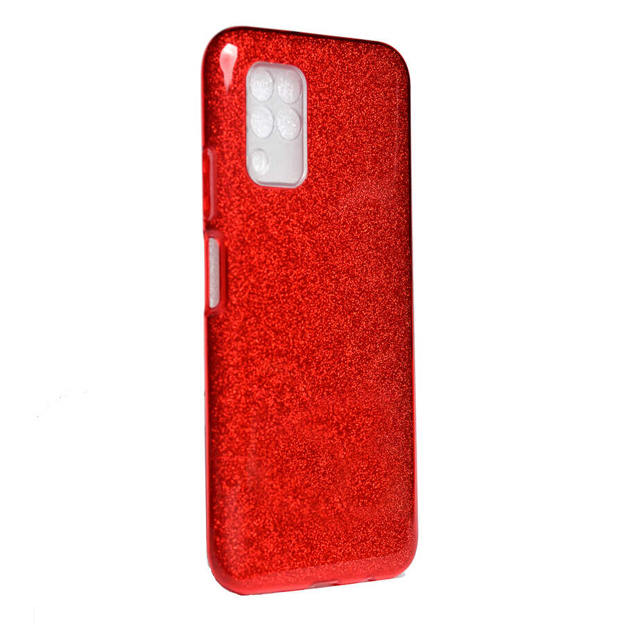 Huawei P40 Lite Kılıf Zore Shining Silikon Siyah